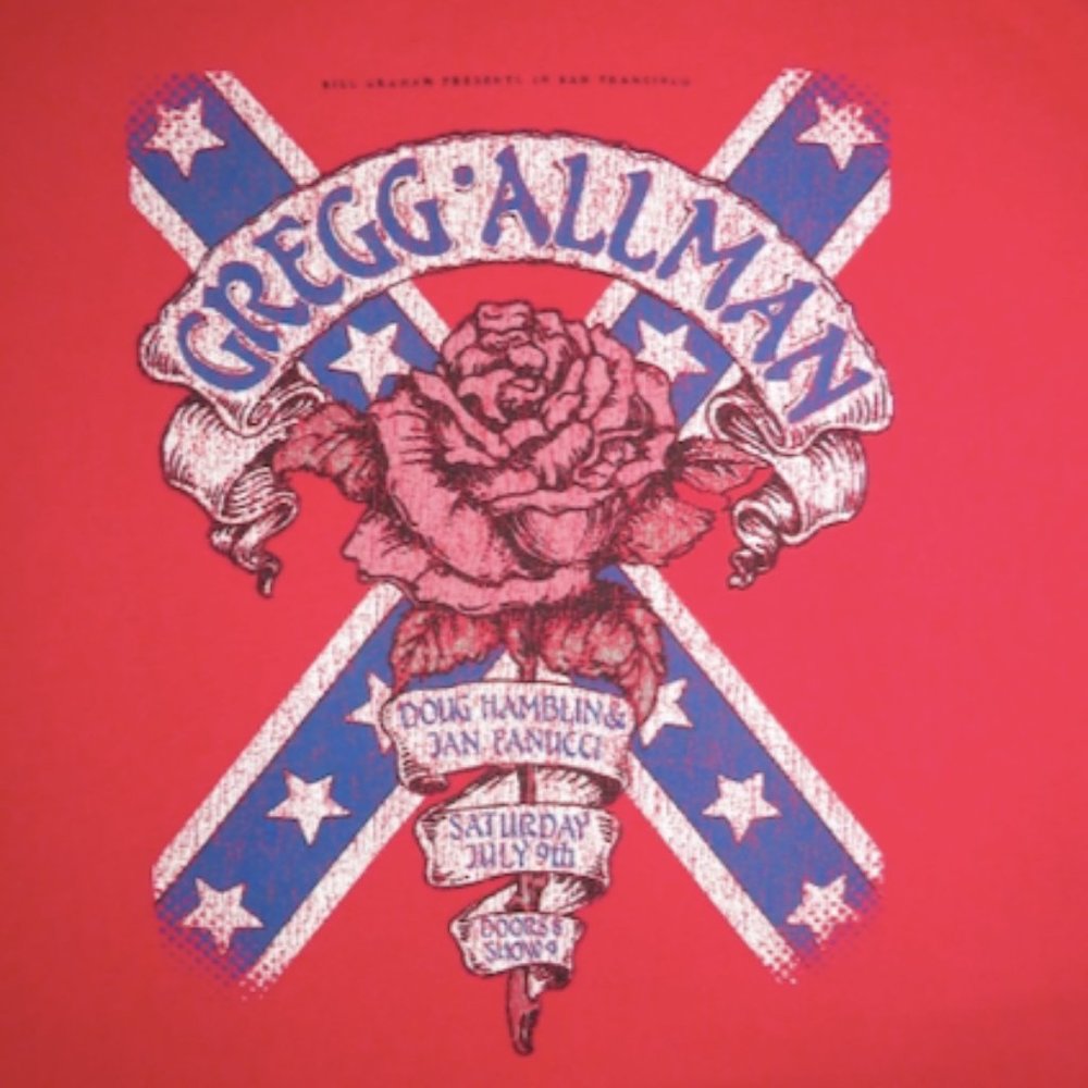 Men's Gregg Allman Shirt  . Size Med but runs larg